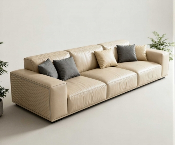 Modern Three-seat Sofa-ID:248048076
