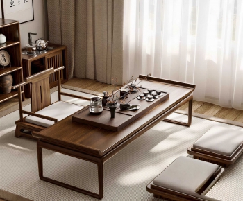 New Chinese Style Tea Tables And Chairs-ID:667252065