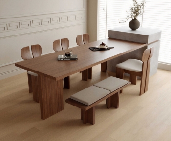 Modern Dining Table And Chairs-ID:649175887