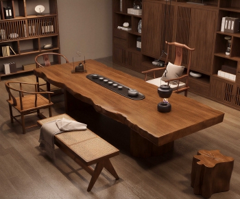 New Chinese Style Tea Tables And Chairs-ID:459459079