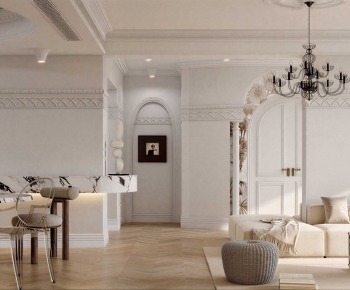 French Style A Living Room-ID:220681917