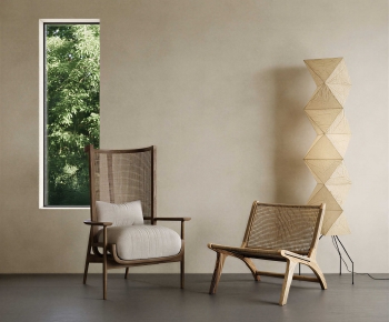 Wabi-sabi Style Lounge Chair-ID:906680117