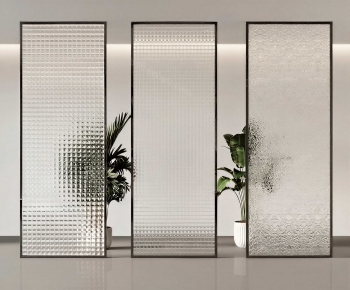 Modern Glass Screen Partition-ID:169142015