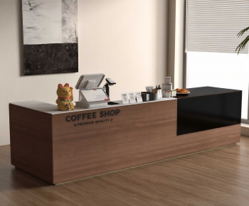 Modern Reception Desk-ID:124403957