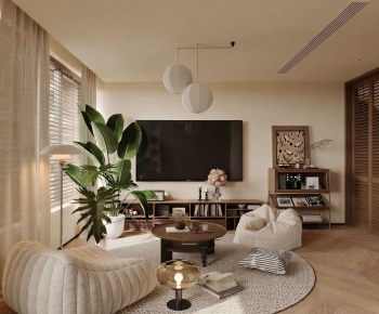 Modern A Living Room-ID:736653094