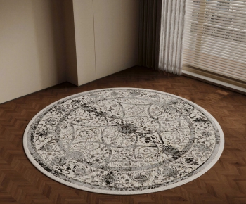 Modern Circular Carpet-ID:151863105