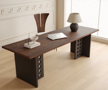 Modern Computer Desk And Chair-ID:400432116