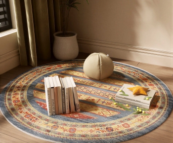 American Style Circular Carpet-ID:346620141