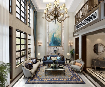 European Style A Living Room-ID:267894986