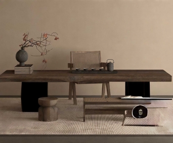 Wabi-sabi Style Tea Tables And Chairs-ID:170600898