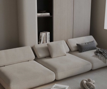 Modern Three-seat Sofa-ID:617928036