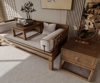 New Chinese Style Arhat Bed-ID:365788945