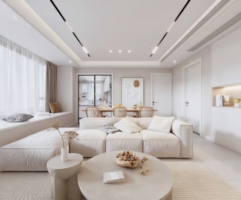 Modern A Living Room-ID:761229042