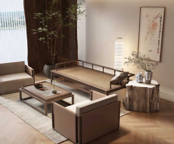 New Chinese Style Sofa Combination-ID:828432087