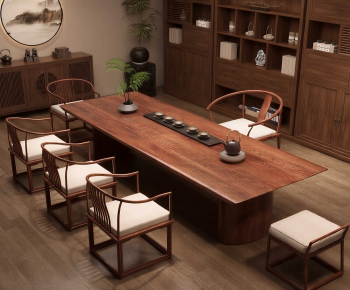 New Chinese Style Tea Tables And Chairs-ID:228893045