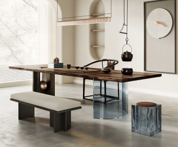 New Chinese Style Tea Tables And Chairs-ID:821890814