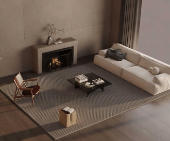 Wabi-sabi Style Sofa Combination-ID:276784907