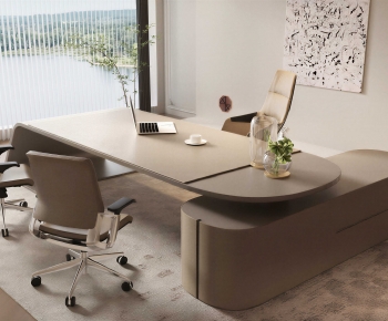 Modern Office Desk And Chair-ID:481595047