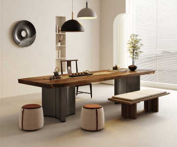 Wabi-sabi Style Tea Tables And Chairs-ID:383620352