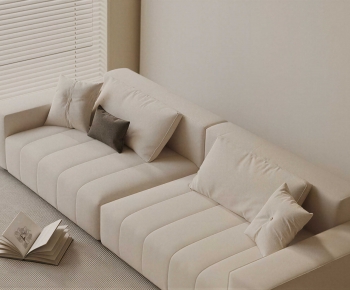Modern Three-seat Sofa-ID:612366912