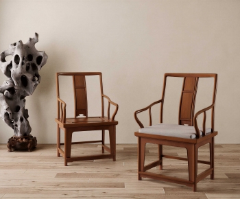 New Chinese Style Lounge Chair-ID:888618954