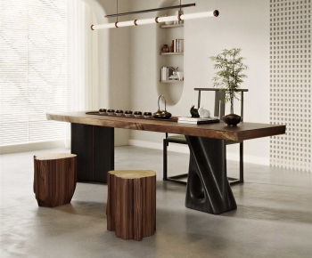 New Chinese Style Tea Tables And Chairs-ID:335015067