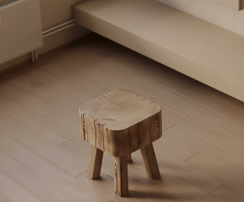 Wabi-sabi Style Stool-ID:553980117