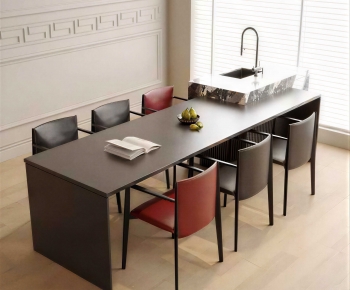 Modern Dining Table And Chairs-ID:629760984