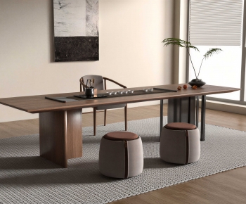 New Chinese Style Tea Tables And Chairs-ID:435070993