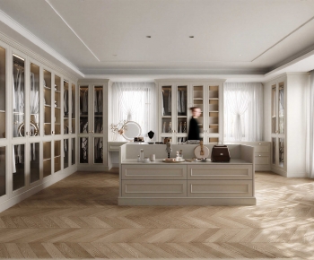 Modern Clothes Storage Area-ID:737572917