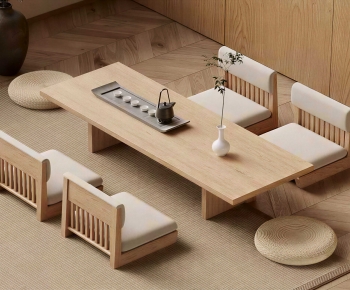 New Chinese Style Tea Tables And Chairs-ID:458390952