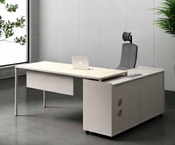 Modern Office Desk And Chair-ID:323765998