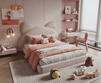 Modern Child's Bed-ID:530491112