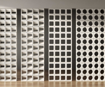 Modern Cement Brick Screen Partition-ID:744224078