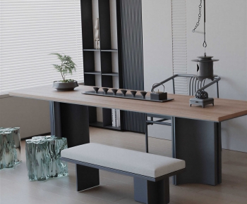 New Chinese Style Tea Tables And Chairs-ID:866642957