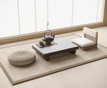 Japanese Style Tea Tables And Chairs-ID:480187893