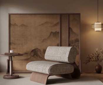 New Chinese Style Lounge Chair-ID:579709054