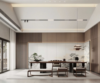 New Chinese Style Tea House-ID:888217934