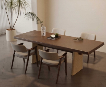Modern Dining Table And Chairs-ID:614474062