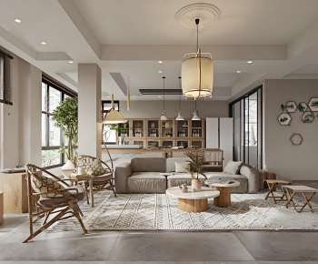 Modern A Living Room-ID:818912989