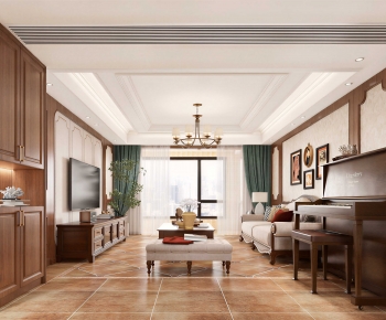 American Style A Living Room-ID:963100913