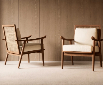 Wabi-sabi Style Lounge Chair-ID:245065933