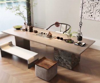 New Chinese Style Tea Tables And Chairs-ID:249329095