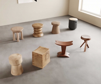 Wabi-sabi Style Stool-ID:228171112