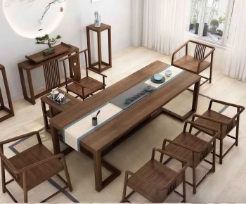 New Chinese Style Tea Tables And Chairs-ID:576702128