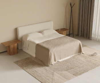 Modern Double Bed-ID:431360014