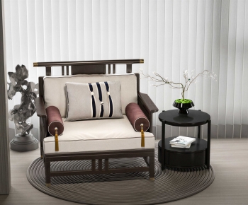 New Chinese Style Lounge Chair-ID:808882956