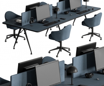 Modern Office Desk And Chair-ID:938343058