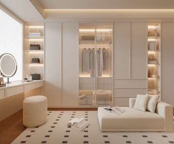 Modern Clothes Storage Area-ID:277491092