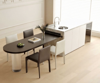 Modern Dining Table And Chairs-ID:768685105
